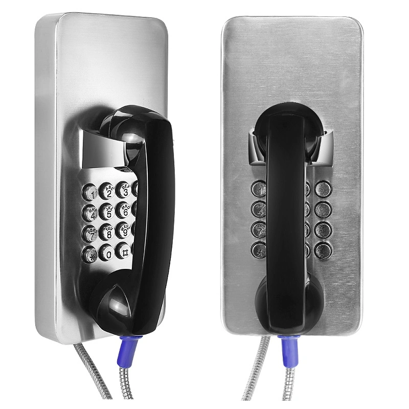Vandalproof Stainless Telephone, Rugged Emergency Telephone for Prison