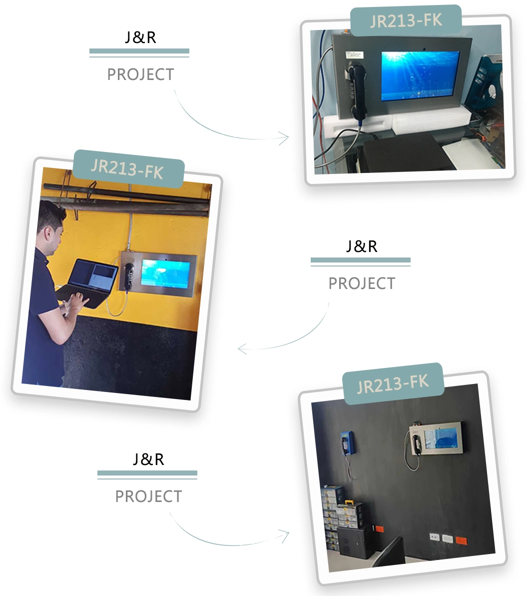 Vandal Resistant Prison Video Visitation Telephone