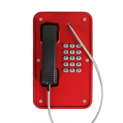 Telefono di emergenza da esterno ferroviario VoIP analogico telefono industriale