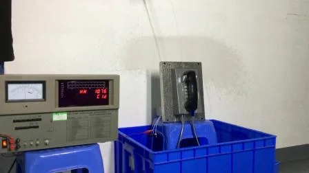 Telefono carcerario analogico Jr201-Fk in acciaio inossidabile, PSTN, telefono per detenuti a prova di vandalo con controllo del volume